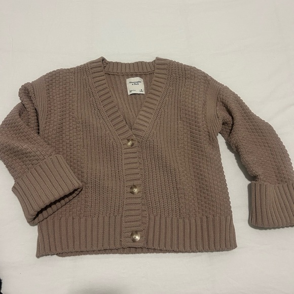 Abercrombie & Fitch Brown Cardigan Sweater - Picture 7 of 10